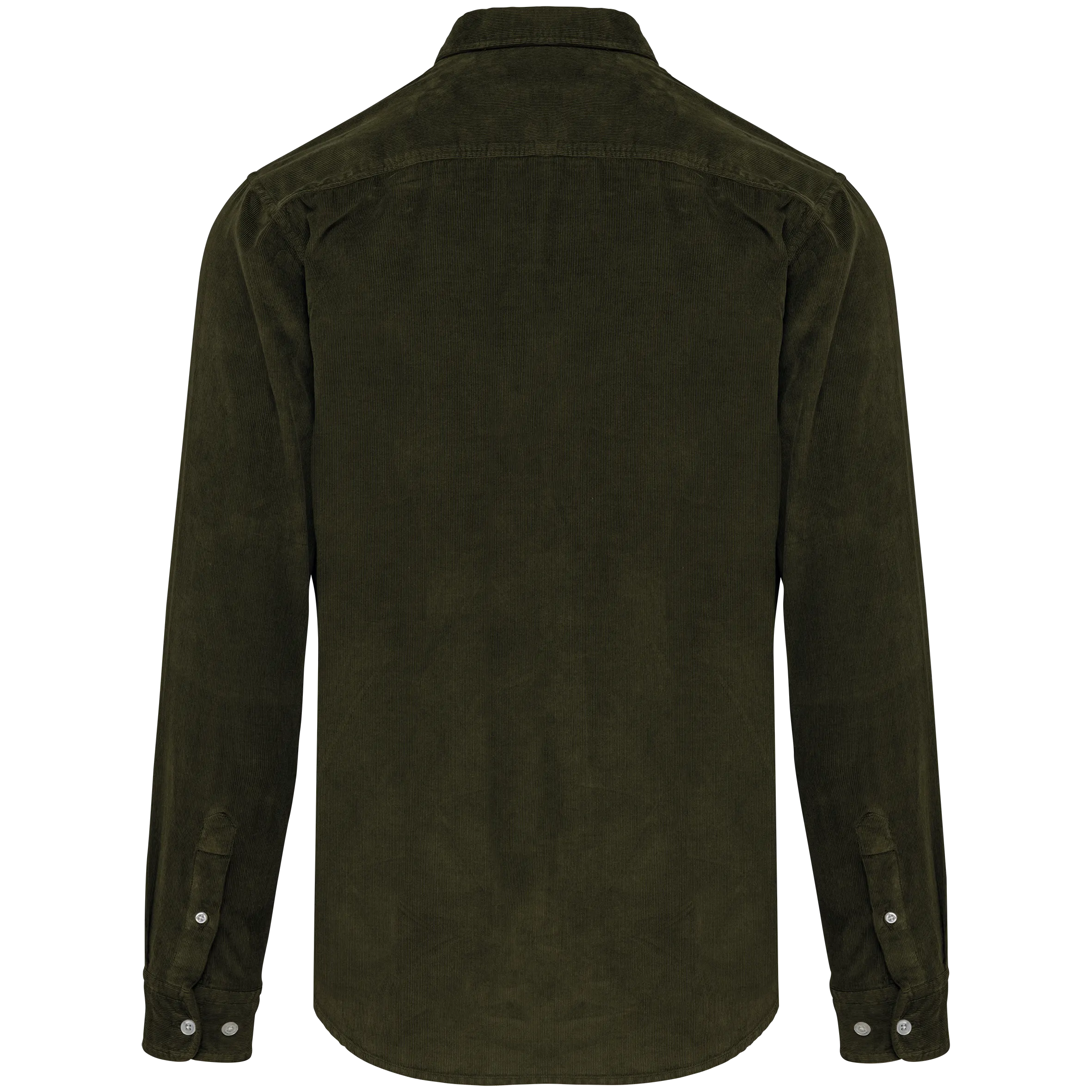 Camisa de pana manga larga hombre