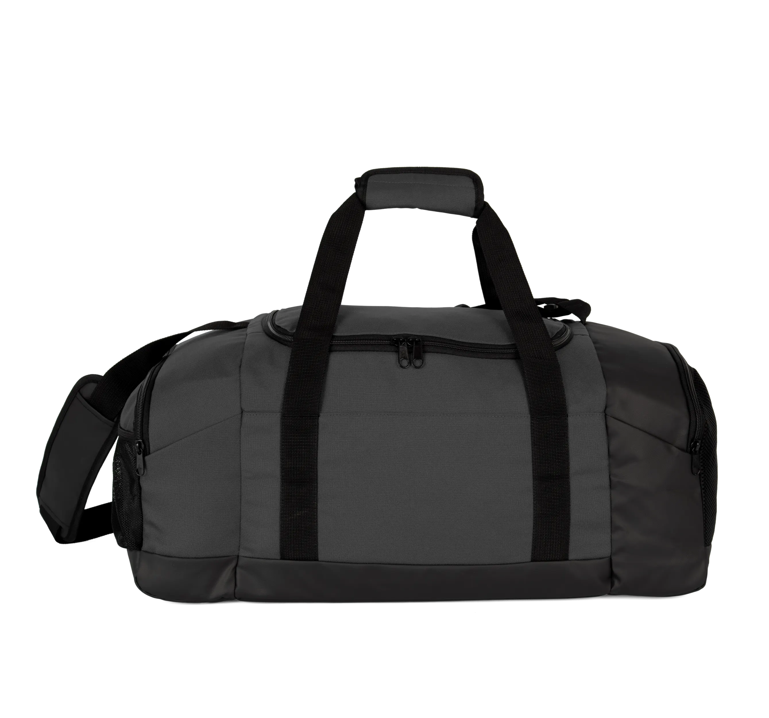 Bolsa de deporte en material reciclado con doble compartimento lateral