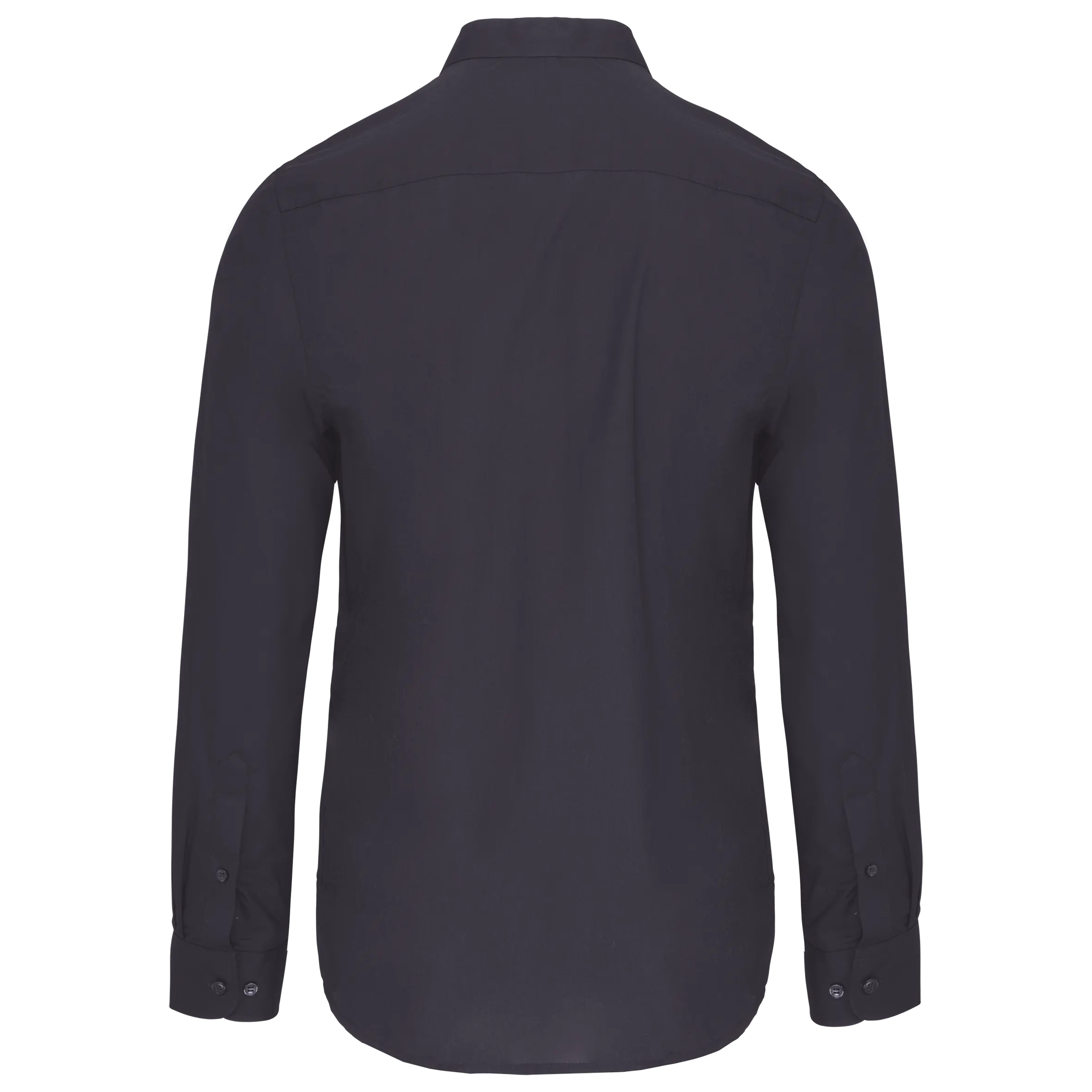 Camisa cuello mao manga larga hombre