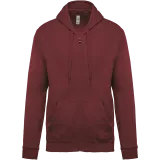 Sudadera capucha y cremallera unisex