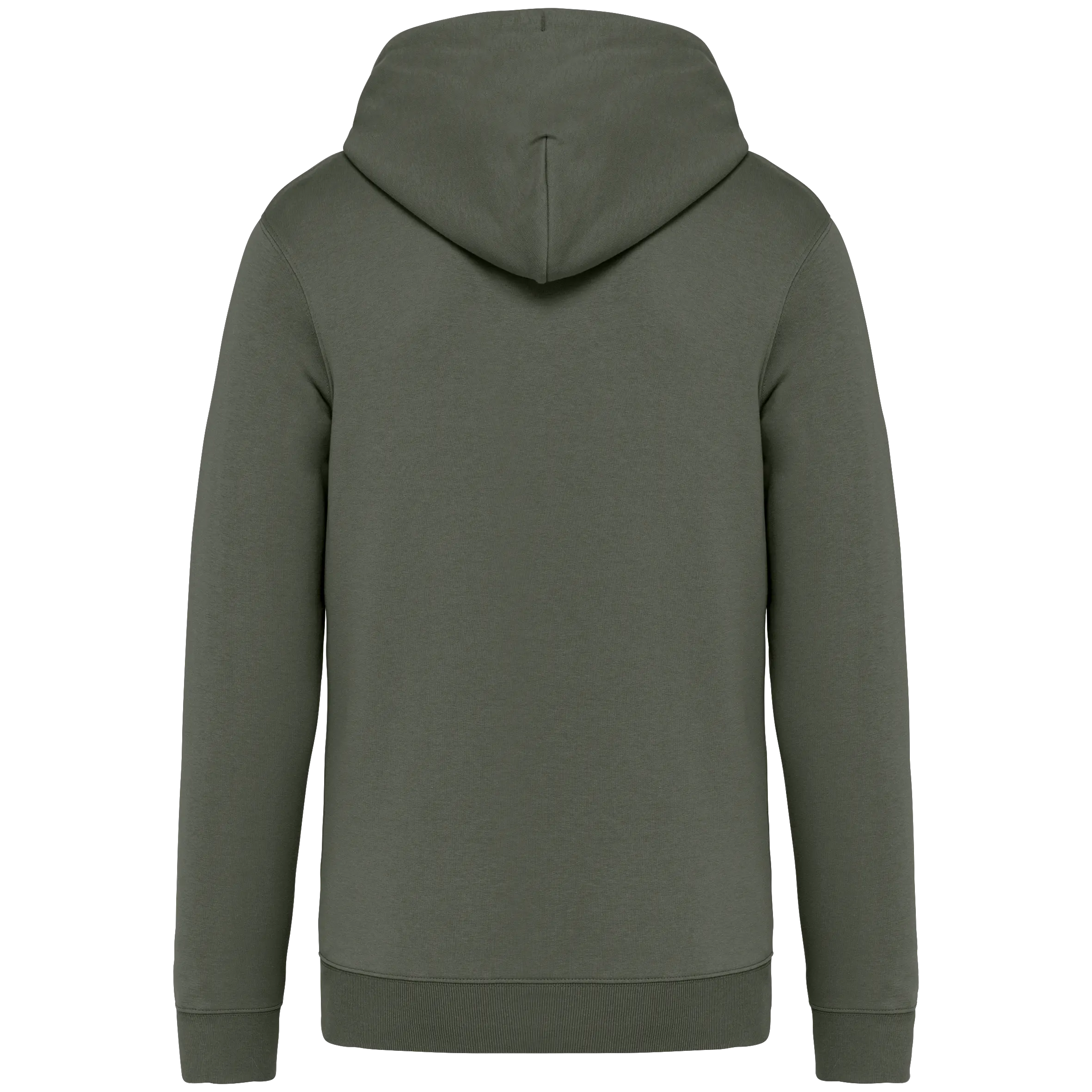 Sudadera ecorresponsable con cremallera y capucha unisex