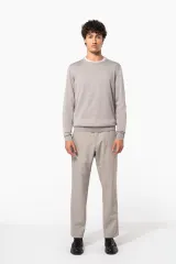 Jersey cuello redondo manga larga hombre