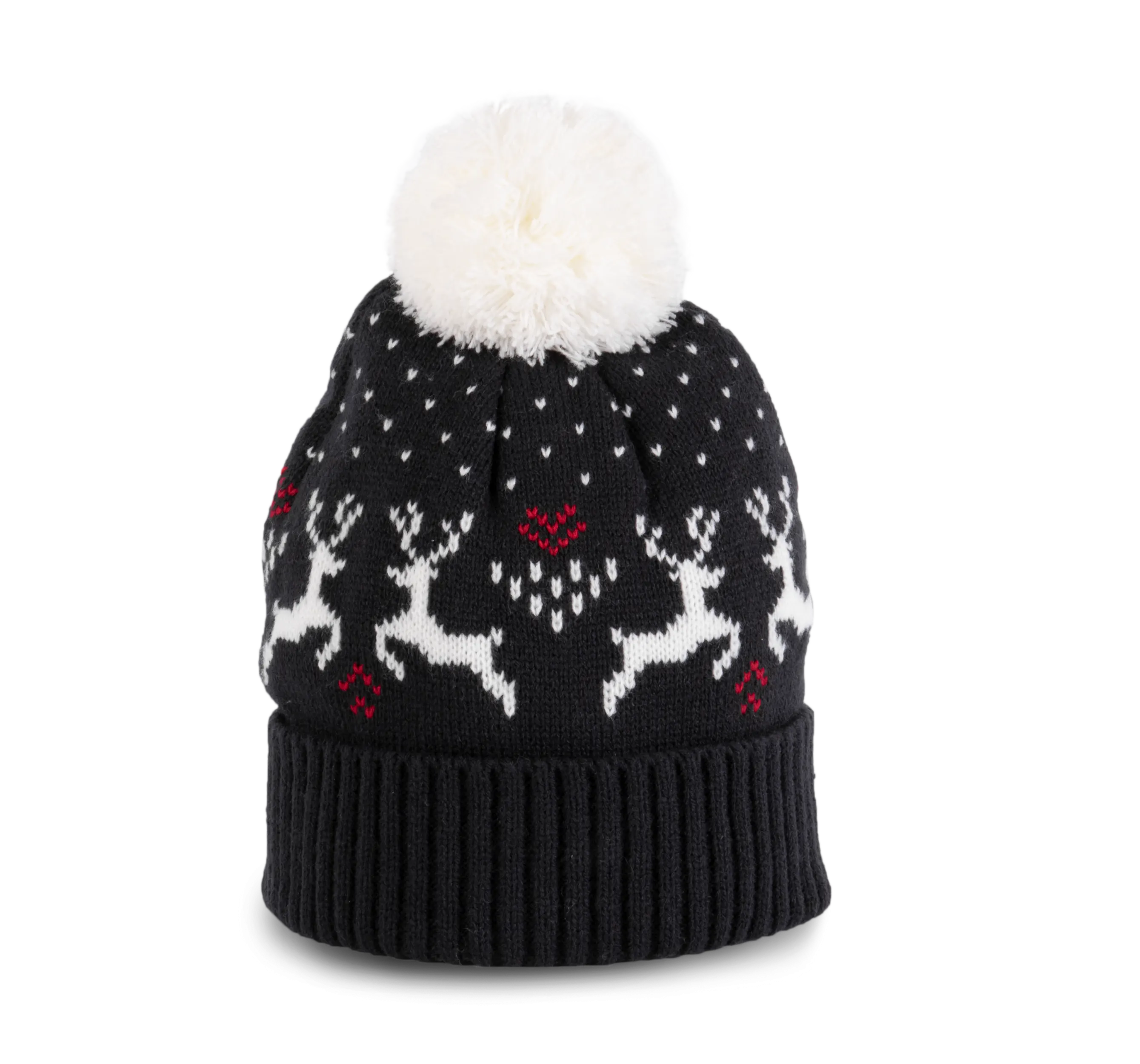 Gorro de Navidad con diseño de renos