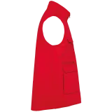 Chaleco polialgodón multibolsillos acolchado - Unisex