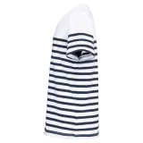 Camiseta tipo marinero cuello redondo algodón orgánico niños