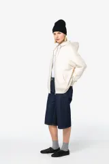 Sudadera sostenible con cremallera y capucha oversize unisex