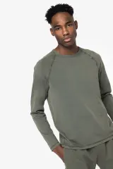 Camiseta ecorresponsable manga larga raglan hombre