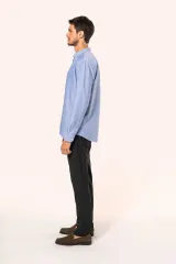 Camisa Oxford manga larga hombre
