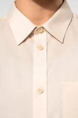 Camisa popelina de polialgodón manga corta de fácil cuidado hombre