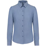 Camisa oxford manga larga mujer
