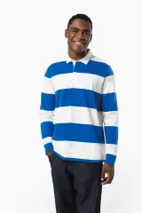 Polo a rayas manga larga unisex