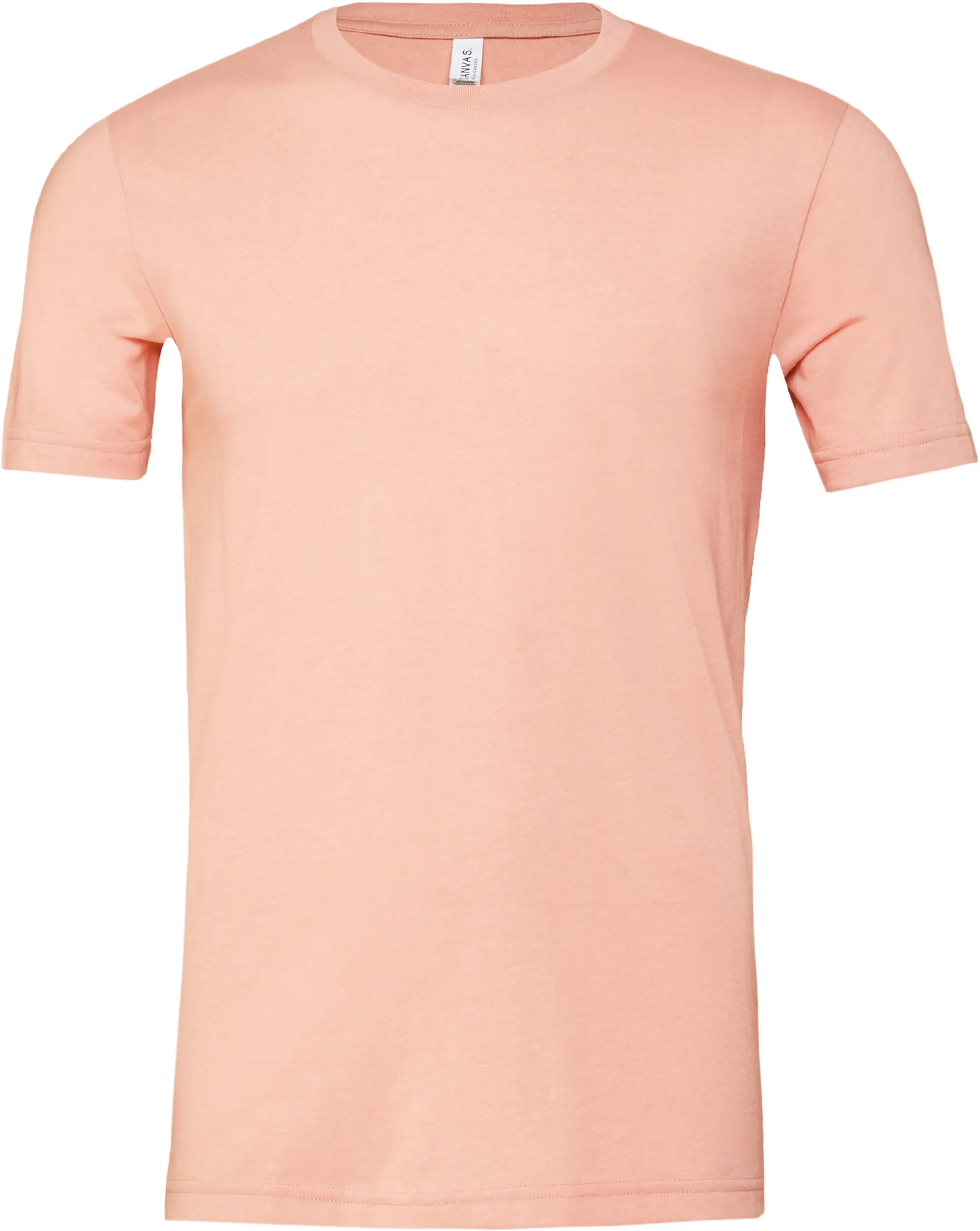 Camiseta cuello redondo hombre Heather