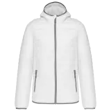 Chaqueta acolchada y ligera con capucha hombre