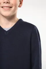 Jersey cuello de pico niños