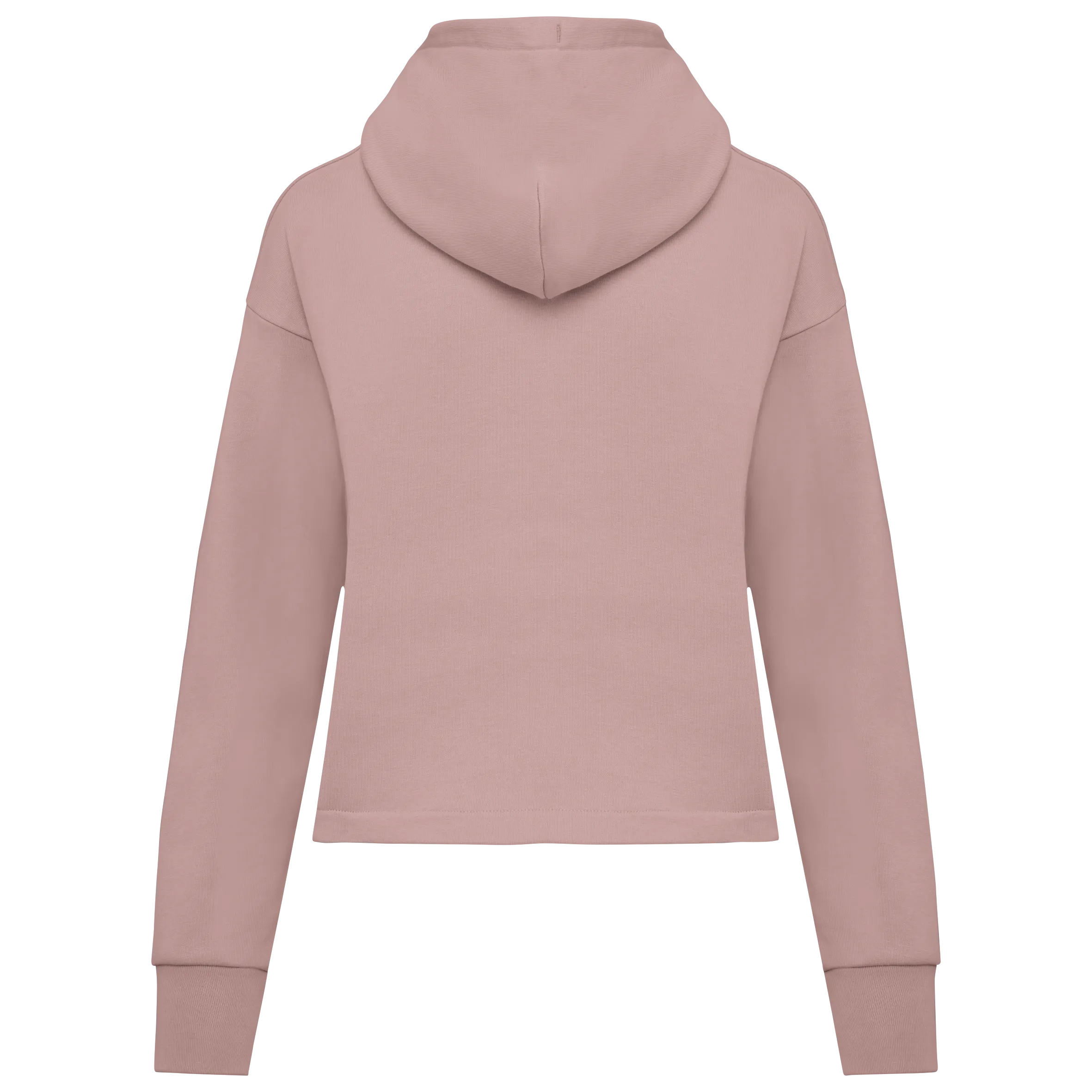 Sudadera ecorresponsable con cremallera y capucha French Terry mujer