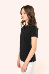 Polo Supima® manga corta mujer