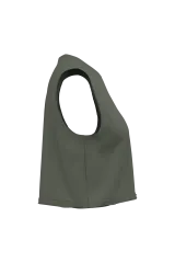 Camiseta corta sin mangas para mujer