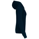Sudadera capucha contrastada mujer