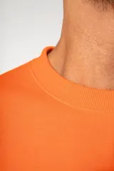 Sudadera cuello redondo reciclada unisex