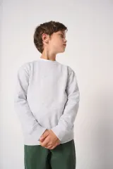 Sudadera cuello redondo infantil