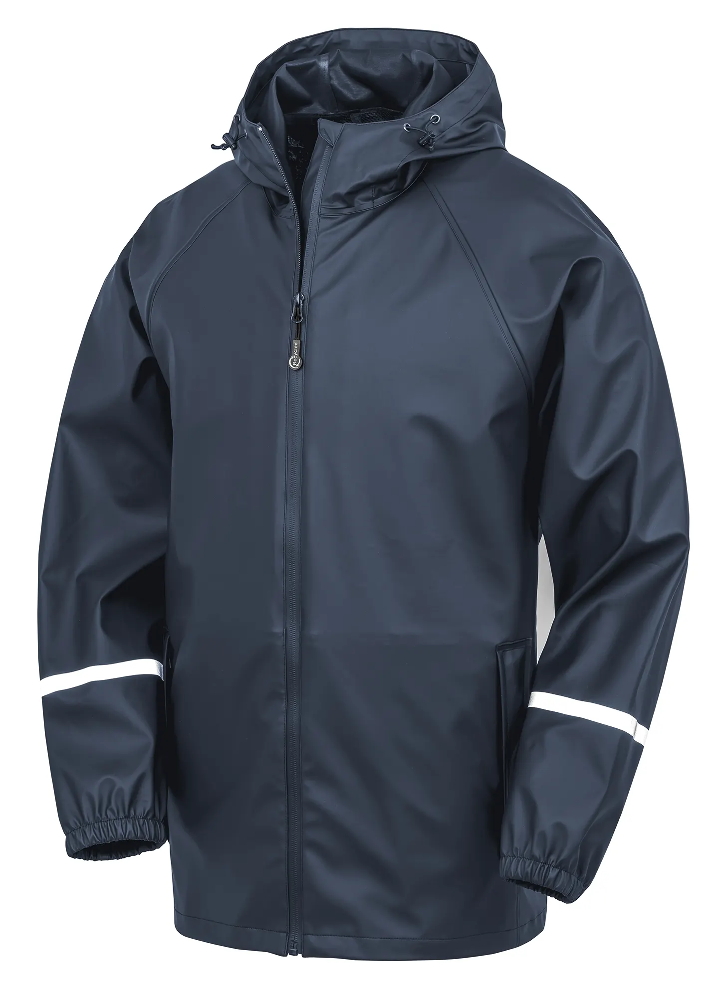 Chaqueta impermeable Prism PU con bandas reflectantes