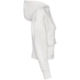 Sudadera ecorresponsable con cremallera y capucha French Terry mujer