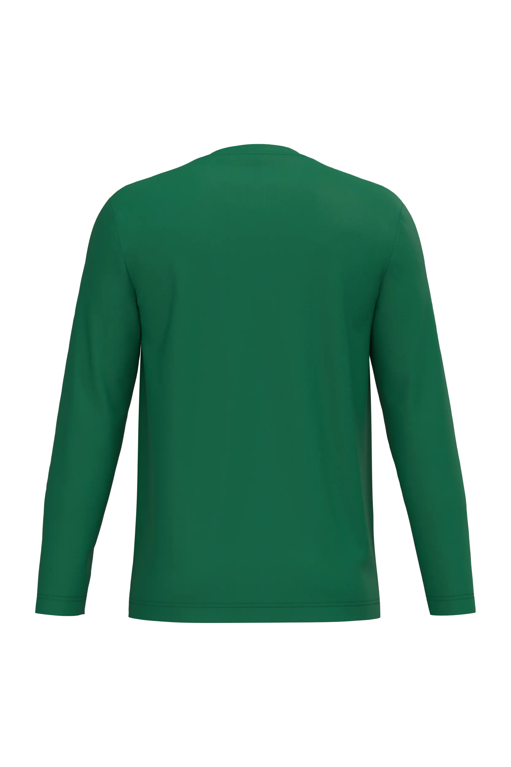 Camiseta maga larga y cuello redondo hombre