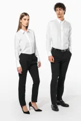 Camisa no-plancha manga larga hombre