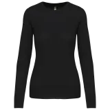 Jersey cuello redondo manga larga mujer