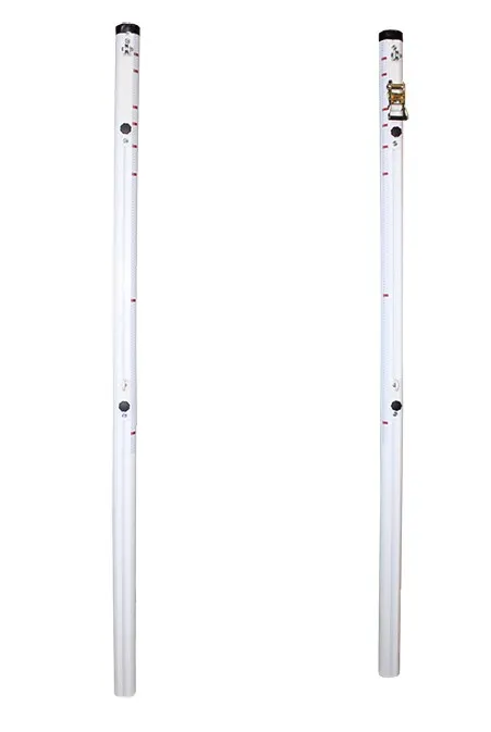 JUEGO DE 2 POSTES MULTIALTURAS ALUMINIO TUBO DE 90MM FIJOS