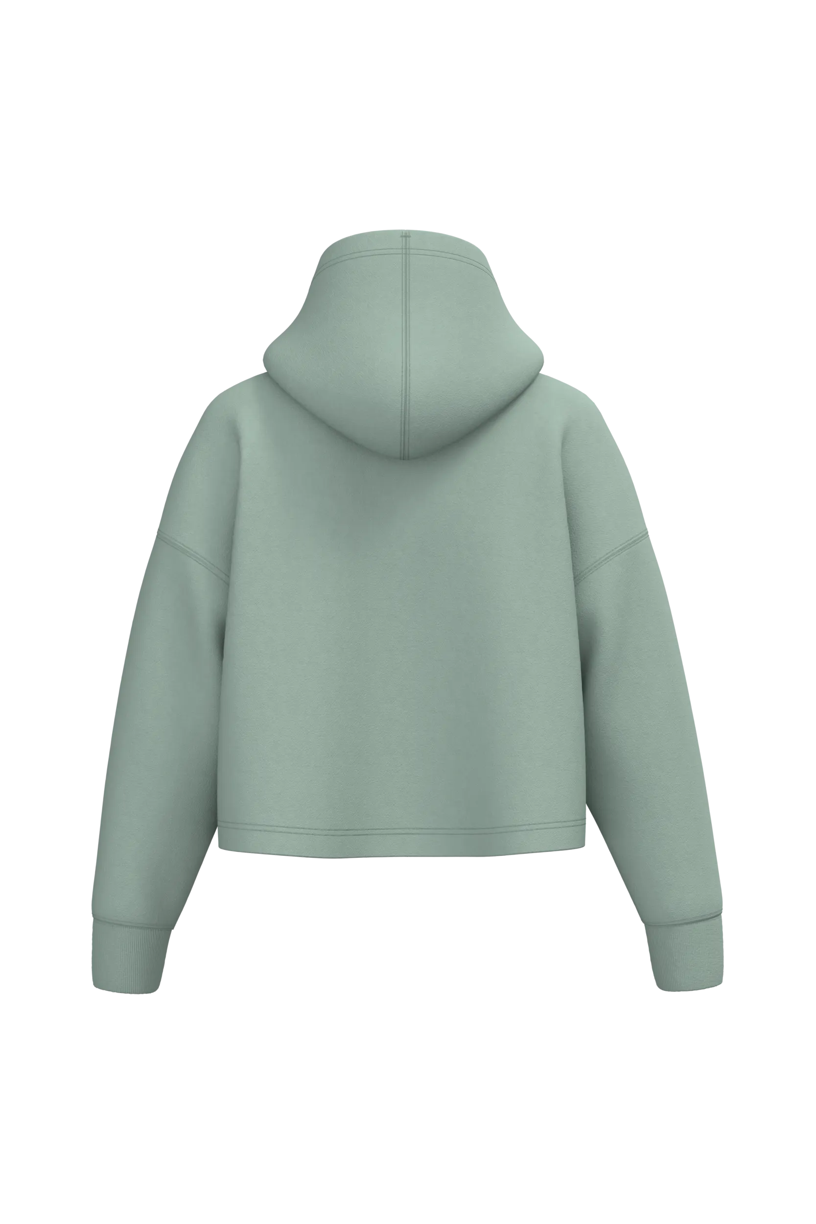 Sudadera crop con capucha mujer