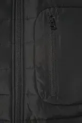 Chaqueta bimaterial hombre