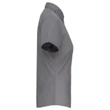 Camisa popelina de polialgodón manga corta de fácil cuidado mujer
