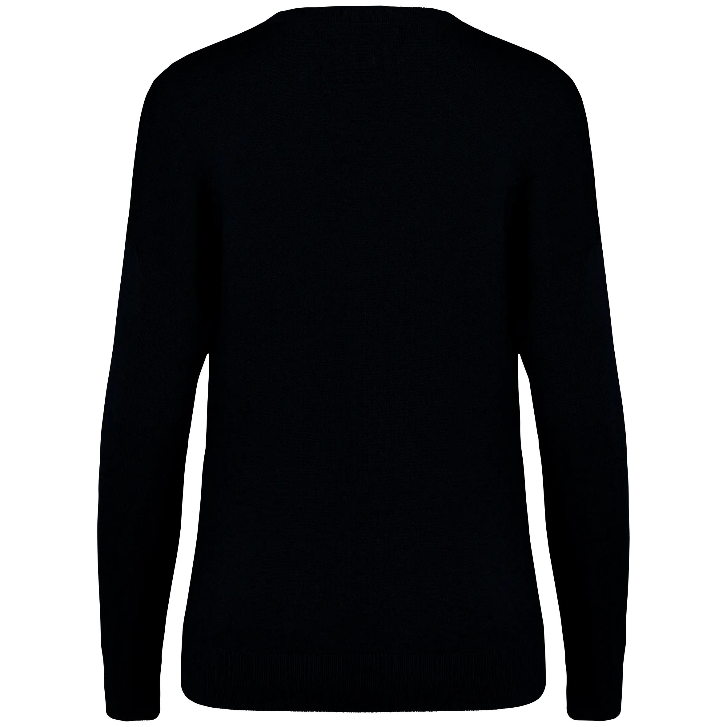 Jersey ecorresponsable cuello de pico de lyocell mujer