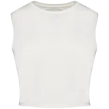 Camiseta crop ecorresponsable sin mangas mujer