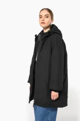 Parka con capucha reciclada unisex