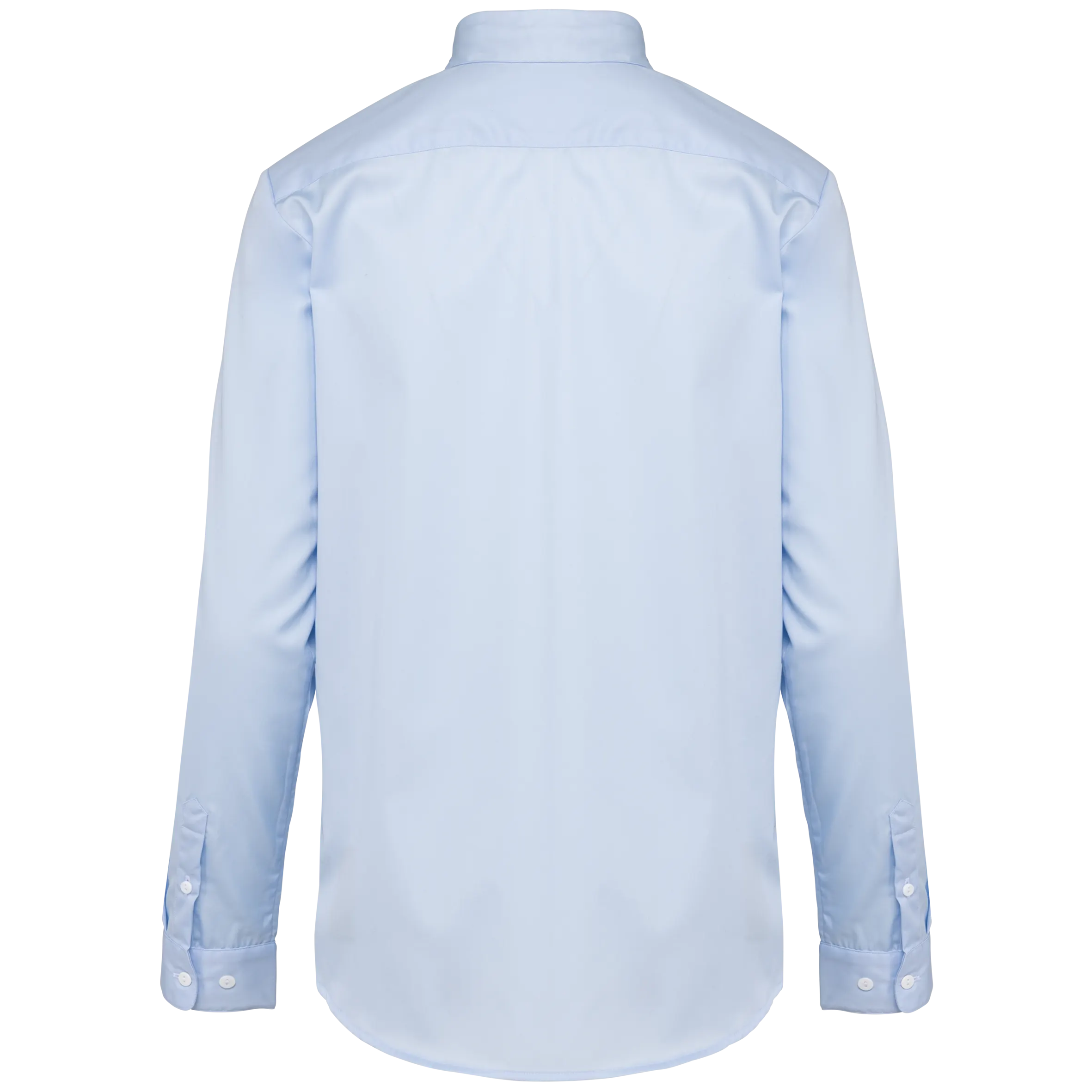 Camisa sarga manga larga mujer