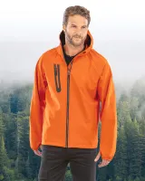 Chaqueta softshell 3 capas reciclada con capucha unisex