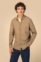 Camisa ecorresponsable hombre