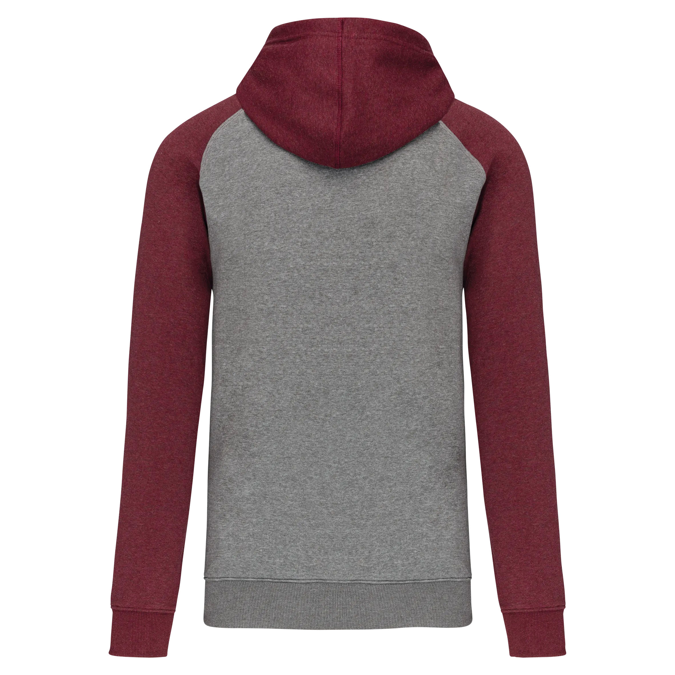 Sudadera bicolor con capucha adulto