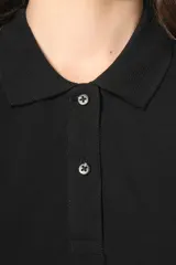 Polo Supima® manga corta mujer
