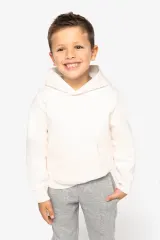 Sudadera ecorresponsable con capucha infantil