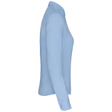 Camisa popelina de polialgodón manga larga mujer