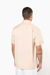 Camisa de algodón Ariana III manga corta hombre