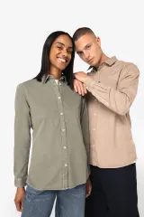Camisa ecorresponsable efecto lavado hombre