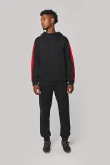 Sudadera de equipo bicolor con capucha unisex
