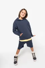 Sudadera ecorresponsable con capucha oversize infantil