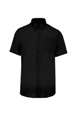 Camisa micro sarga no-plancha manga corta hombre
