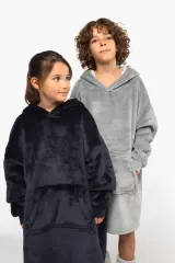 Poncho tipo manta infantil