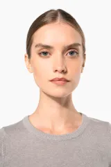 Jersey cuello redondo manga larga mujer